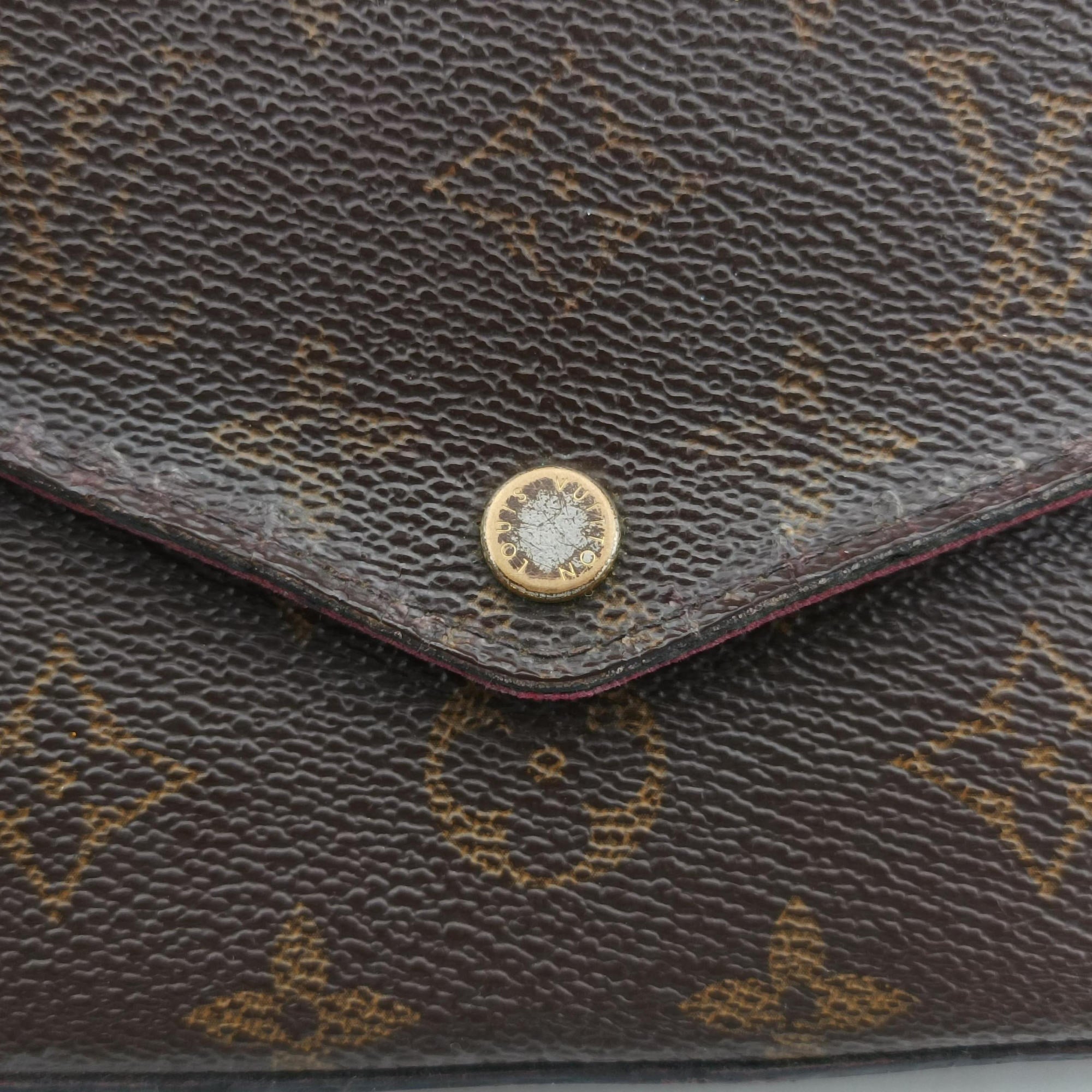 Pre-owned Louis Vuitton Pochette FeLICIE Brown Monogram Canvas M61276 shoulderbag | stylenewstar