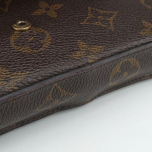 Pre-owned Louis Vuitton Pochette FeLICIE Brown Monogram Canvas M61276 shoulderbag | stylenewstar