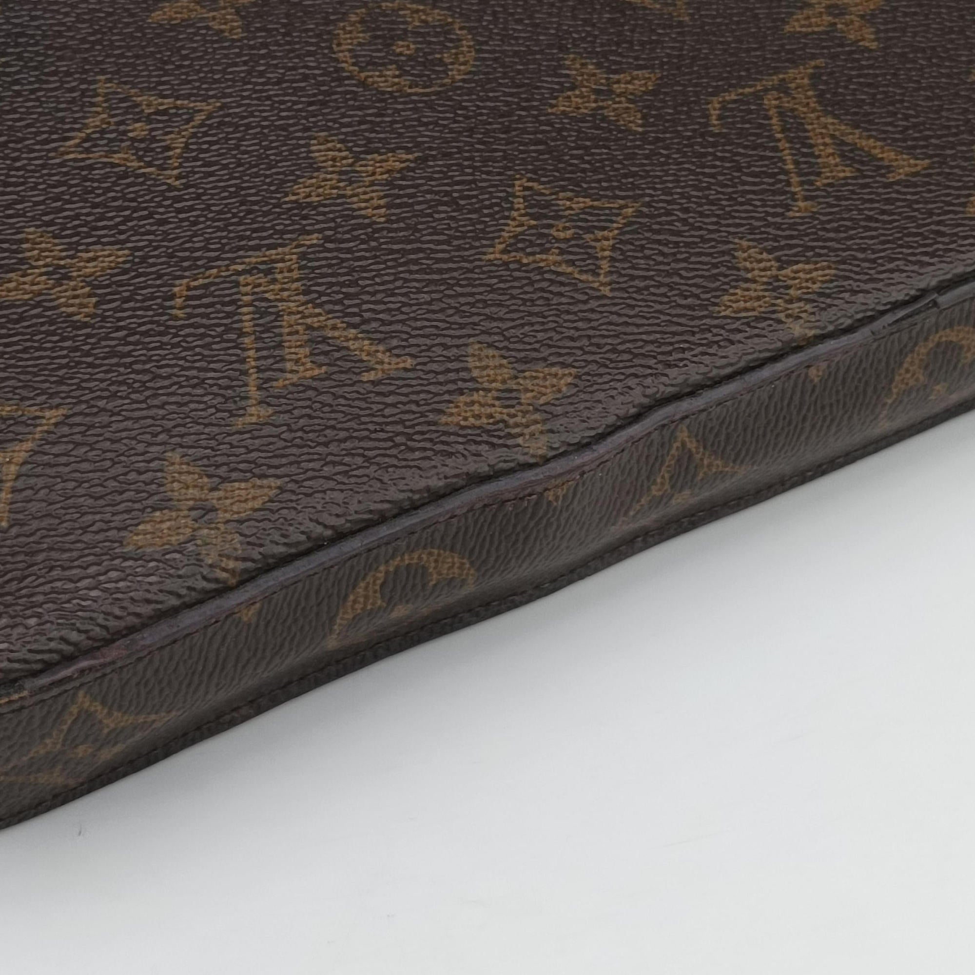 Pre-owned Louis Vuitton Pochette FeLICIE Brown Monogram Canvas M61276 shoulderbag | stylenewstar