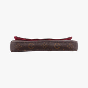 Pre-owned Louis Vuitton Pochette FeLICIE Brown Monogram Canvas M61276 shoulderbag | stylenewstar