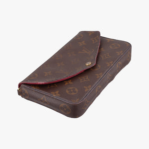 Pre-owned Louis Vuitton Pochette FeLICIE Brown Monogram Canvas M61276 shoulderbag | stylenewstar