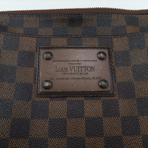 Pre-owned Louis Vuitton BROOKLYN MM EBENE Damier Canvas N51211 shoulderbag | stylenewstar