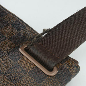 Pre-owned Louis Vuitton BROOKLYN MM EBENE Damier Canvas N51211 shoulderbag | stylenewstar