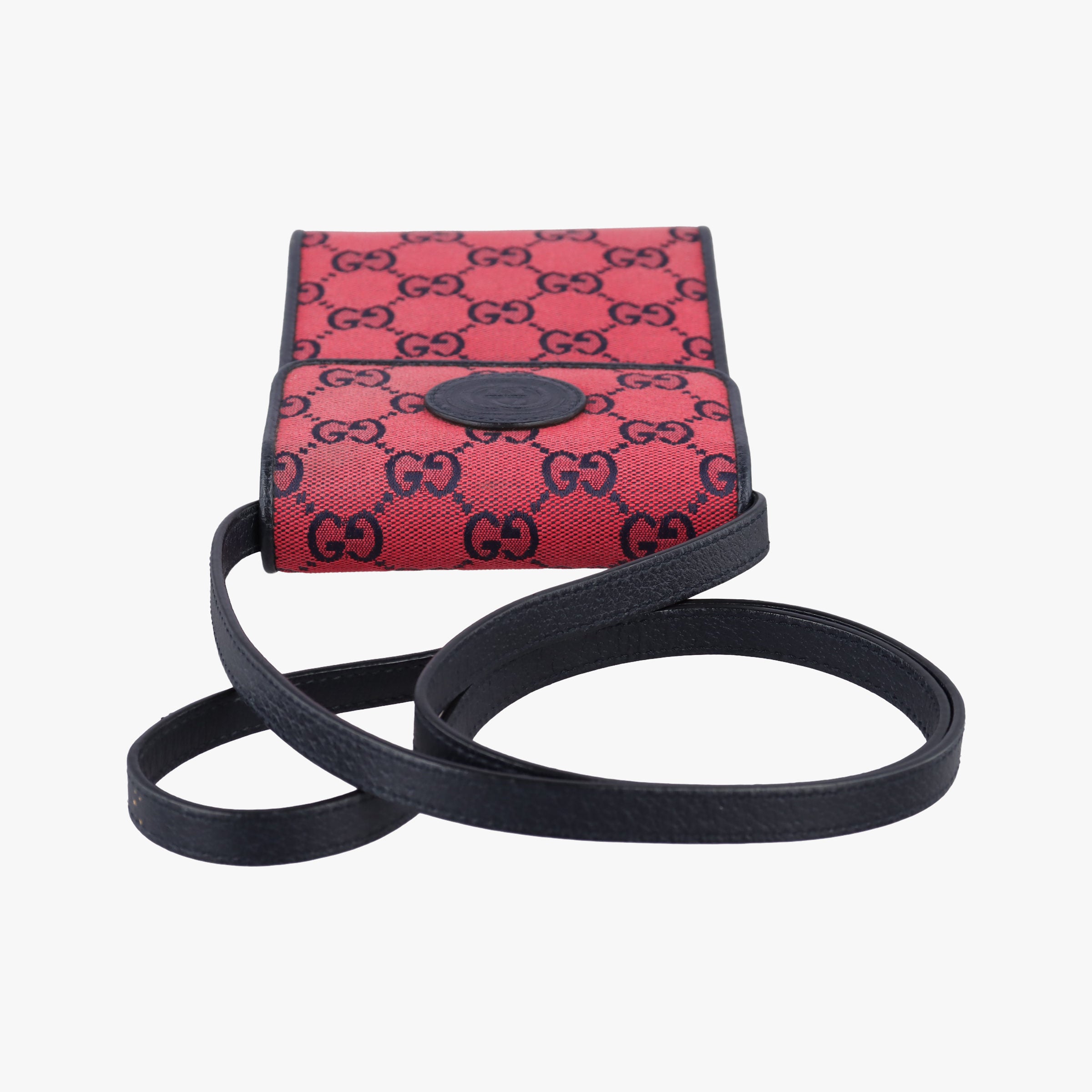 Pre-owned Gucci Interlocking G Red canvas 661109 shoulderbag | stylenewstar