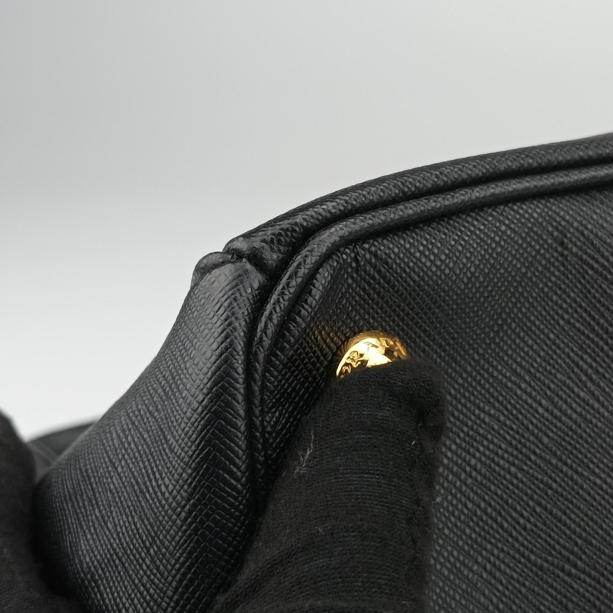 Secondhand Prada Galleria Black SAFFIANO Leather 1BA274 handbag | stylenewstar