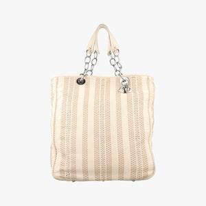 Vintage Christian Dior Soft Lady Dior Beige Leather  handbag | stylenewstar