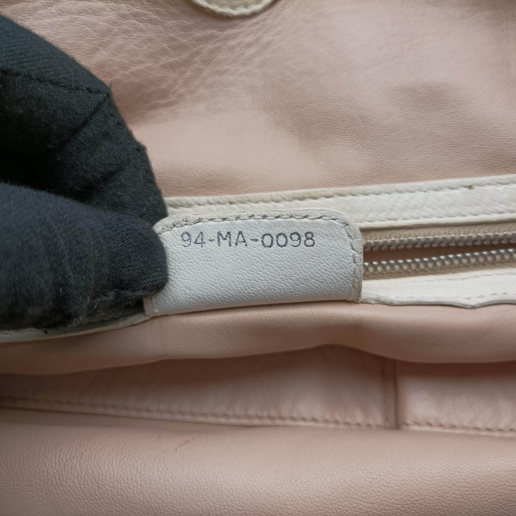 Vintage Christian Dior Soft Lady Dior Beige Leather  handbag | stylenewstar