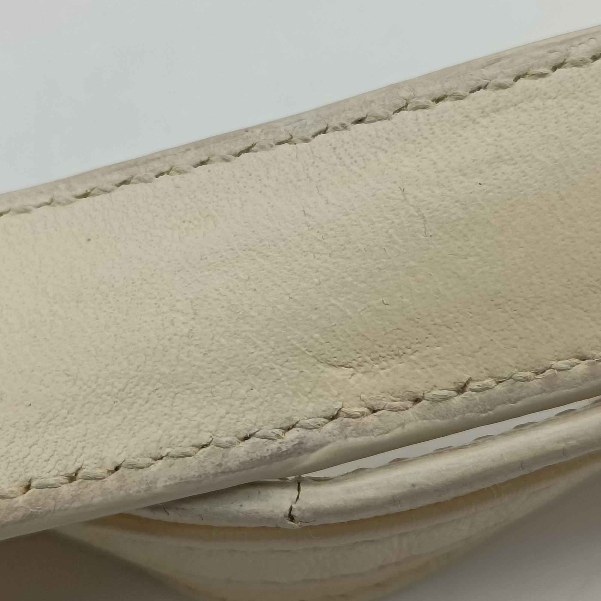 Vintage Christian Dior Soft Lady Dior Beige Leather  handbag | stylenewstar