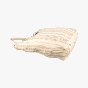 Vintage Christian Dior Soft Lady Dior Beige Leather  handbag | stylenewstar