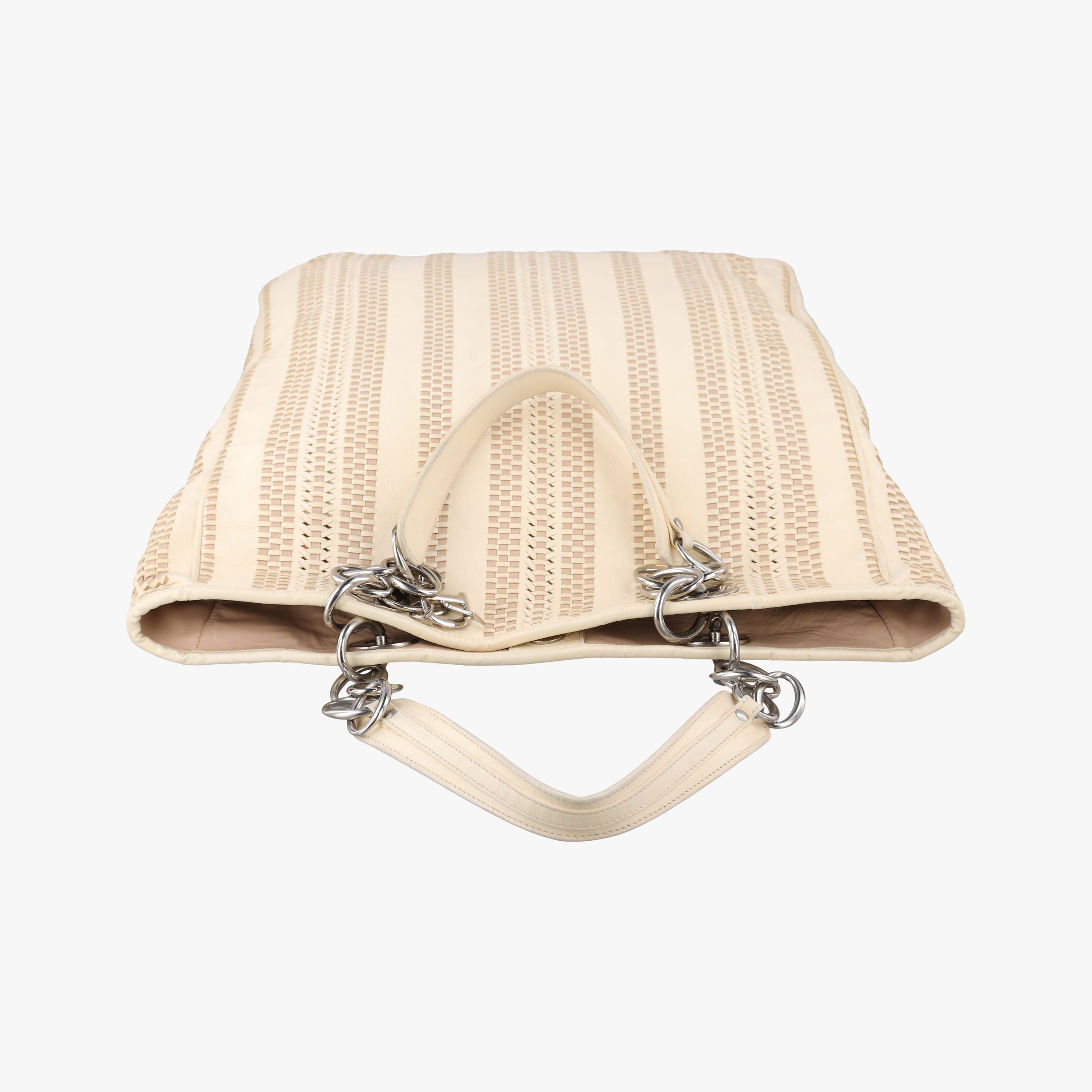 Vintage Christian Dior Soft Lady Dior Beige Leather  handbag | stylenewstar