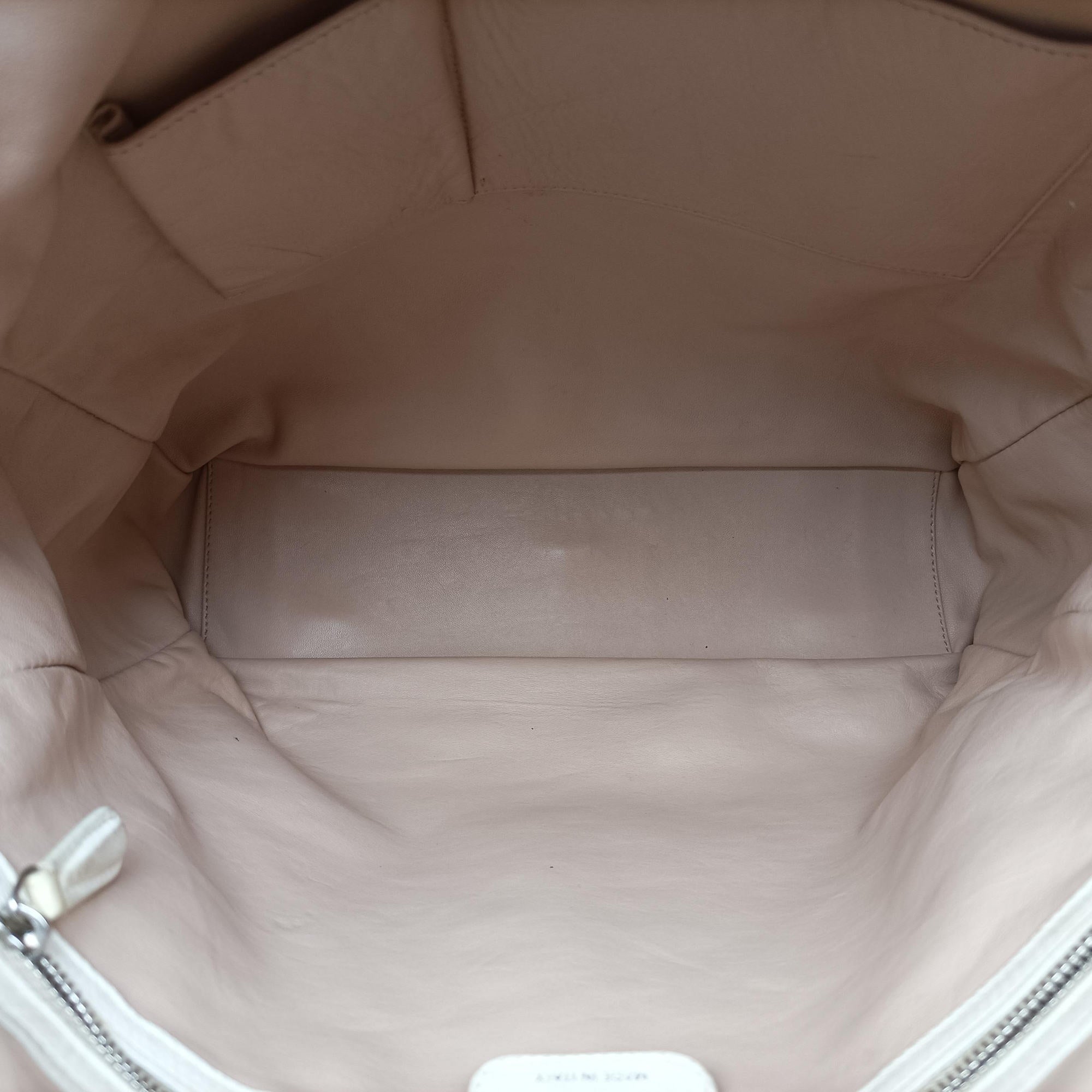 Vintage Christian Dior Soft Lady Dior Beige Leather  handbag | stylenewstar