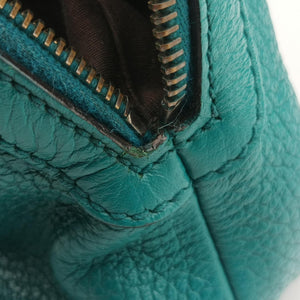 Pre-owned Gucci Web Dome Blue Leather 341504 shoulderbag | stylenewstar