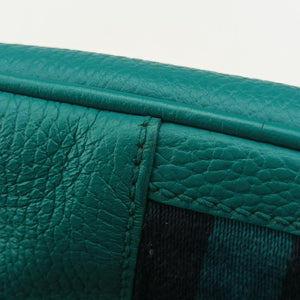 Pre-owned Gucci Web Dome Blue Leather 341504 shoulderbag | stylenewstar