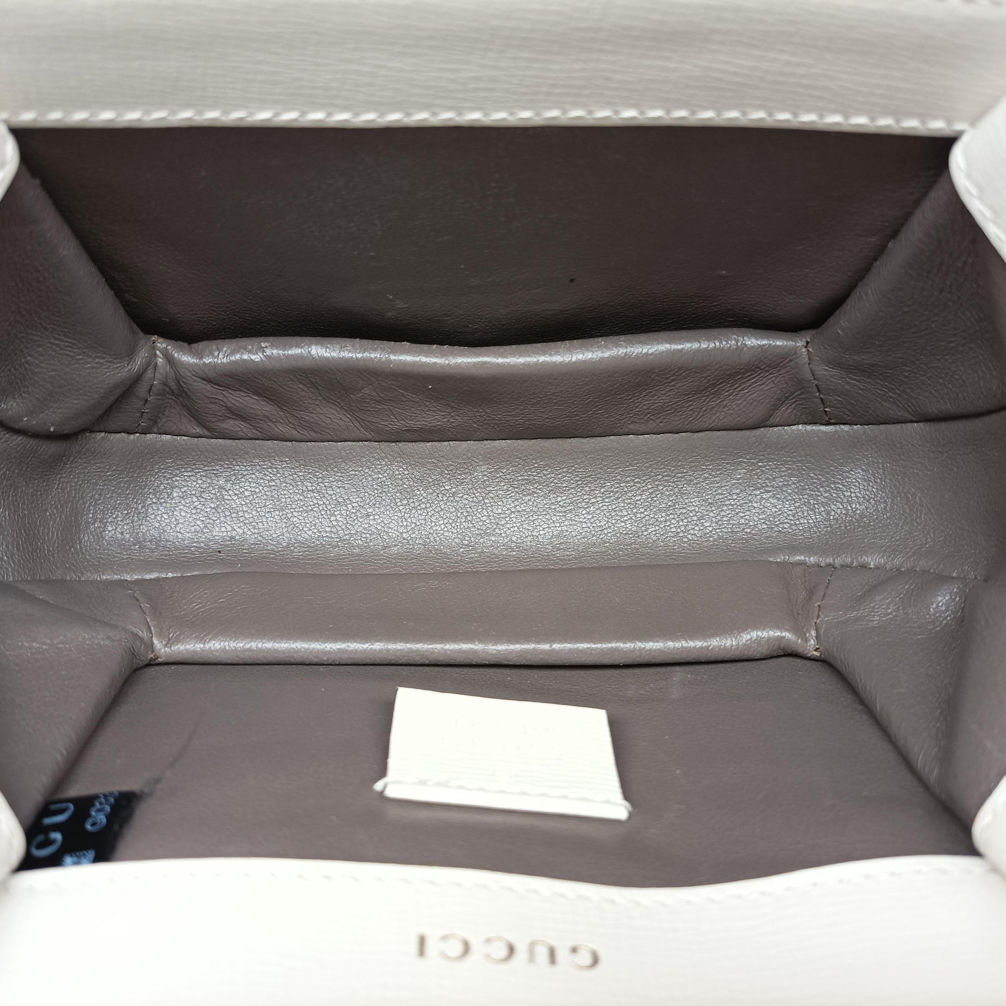 Vintage Gucci Sylvie 1969 Mini White Leather 615965 shoulderbag | stylenewstar