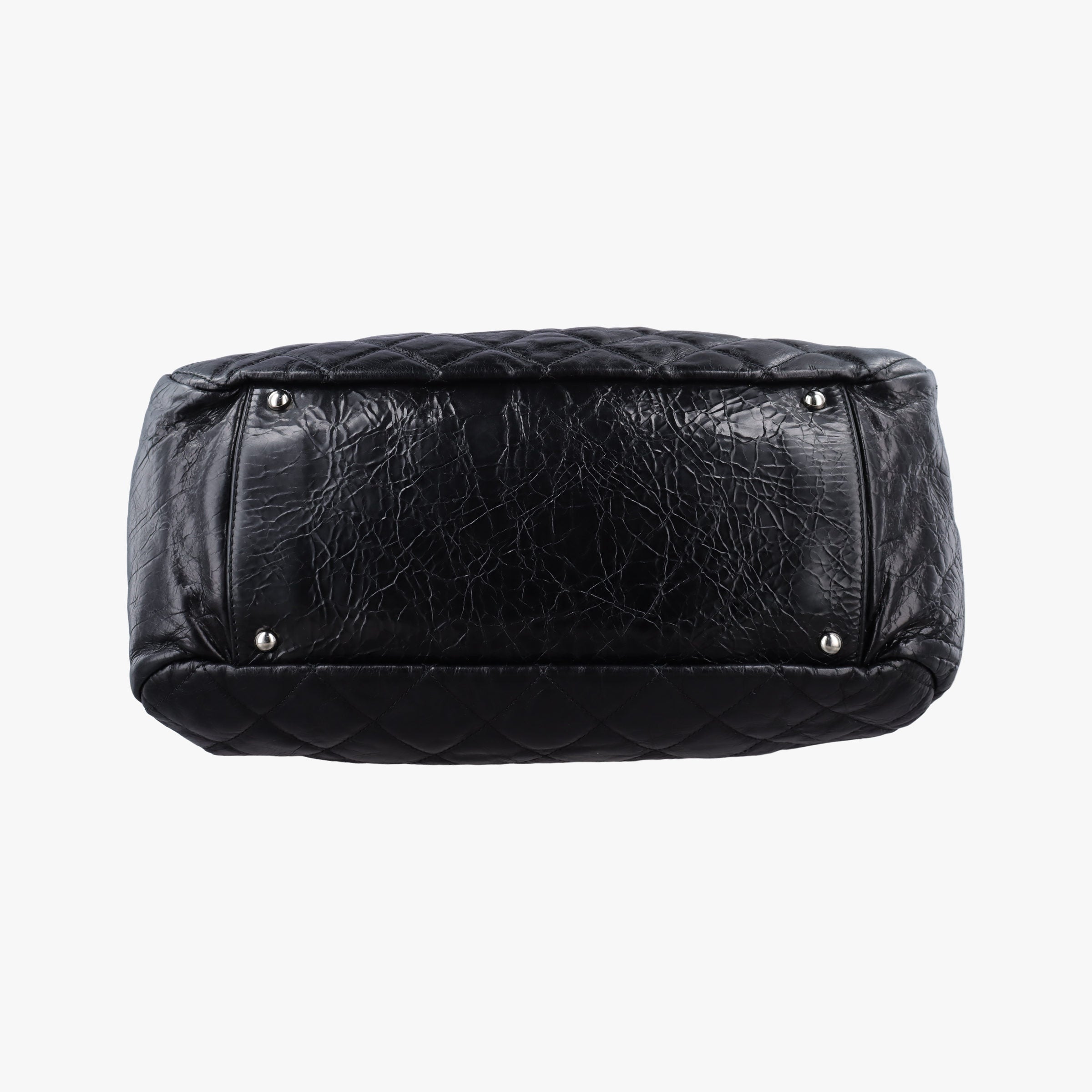 Pre-owned Chanel Matelasse Black Leather A47984 shoulderbag | stylenewstar