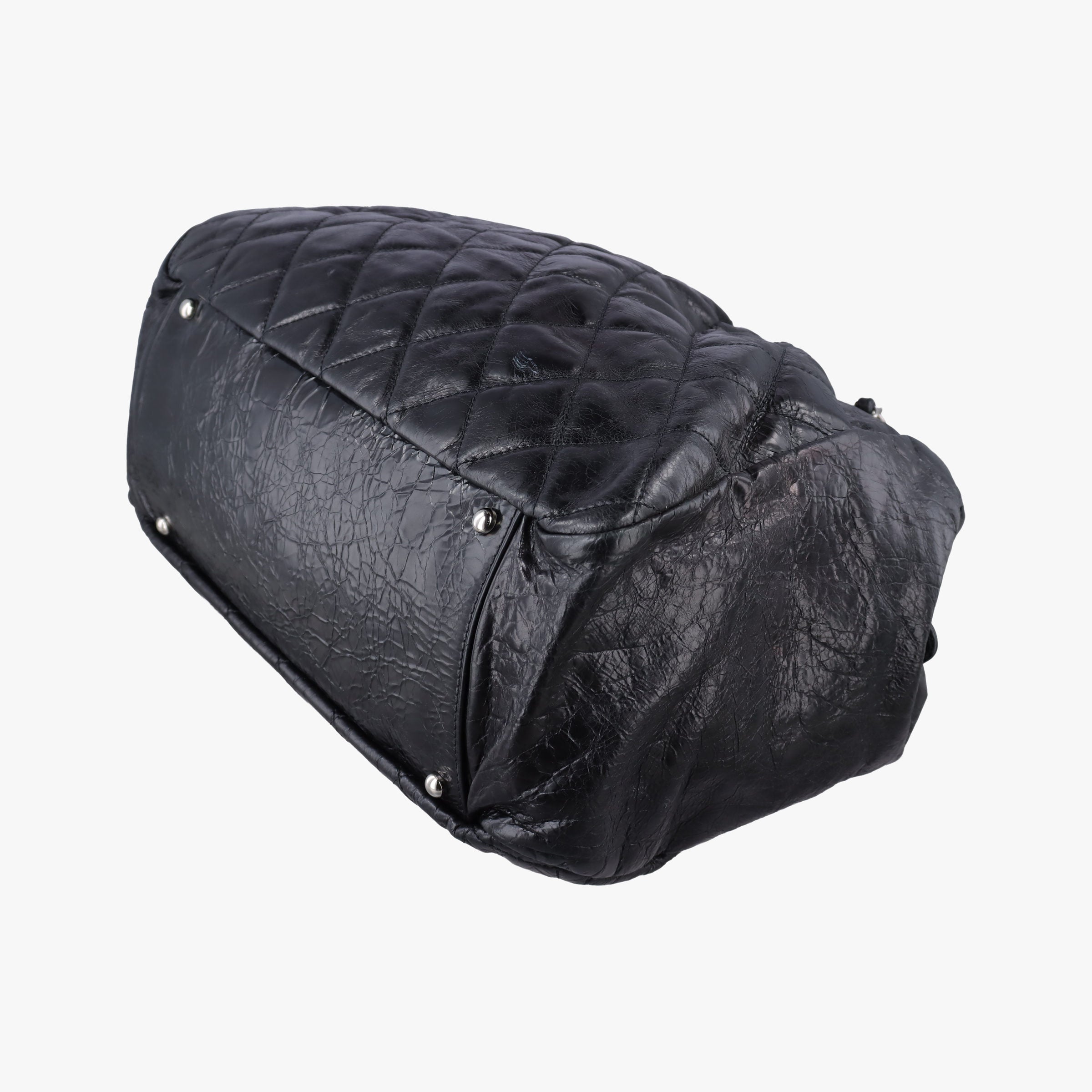 Pre-owned Chanel Matelasse Black Leather A47984 shoulderbag | stylenewstar