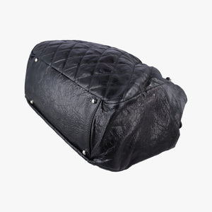 Pre-owned Chanel Matelasse Black Leather A47984 shoulderbag | stylenewstar