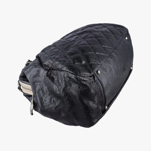 Pre-owned Chanel Matelasse Black Leather A47984 shoulderbag | stylenewstar