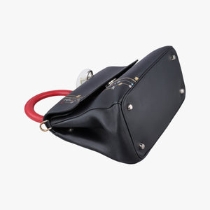 Pre-owned Christian Dior Be Dior Black Leather  shoulderbag | stylenewstar