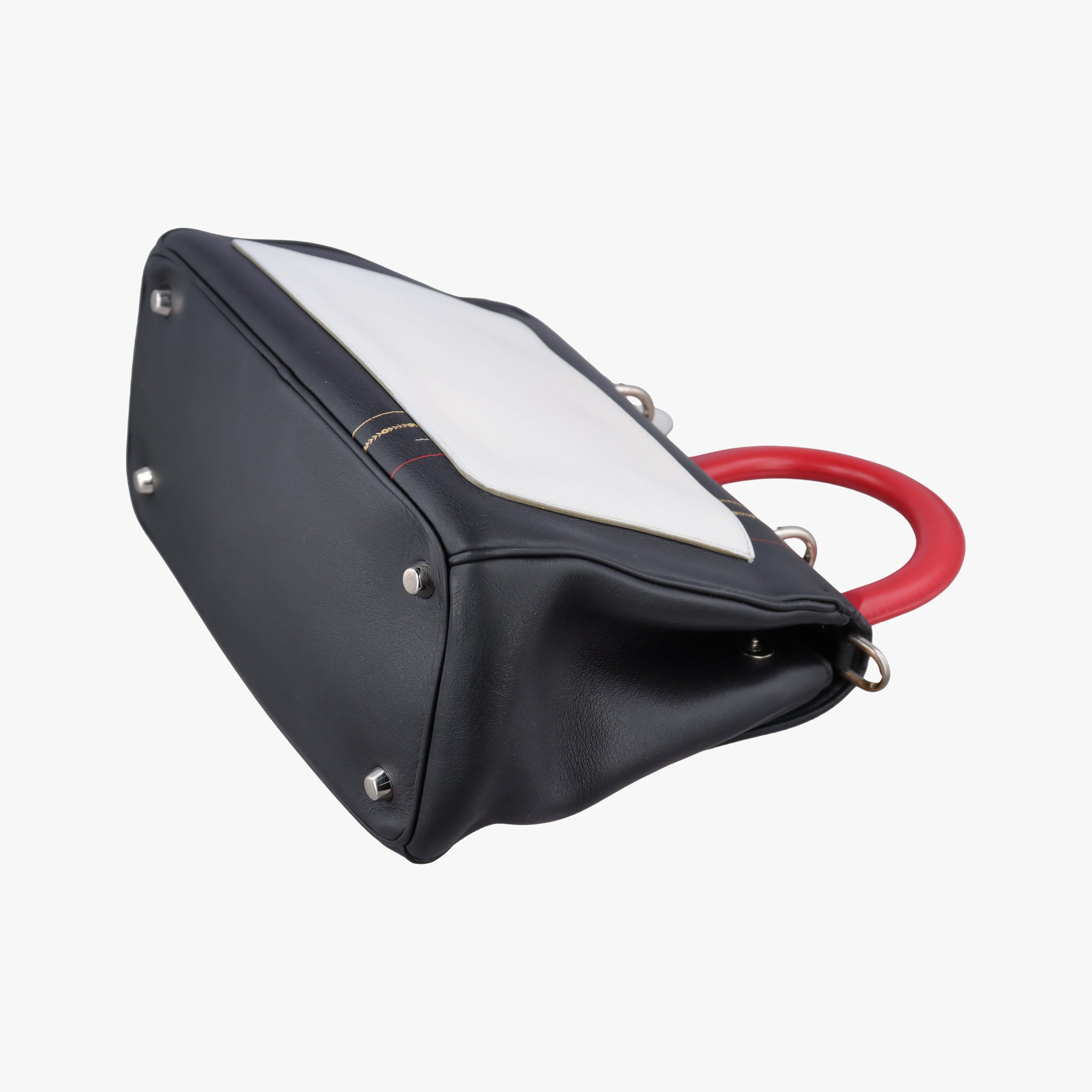 Pre-owned Christian Dior Be Dior Black Leather  shoulderbag | stylenewstar