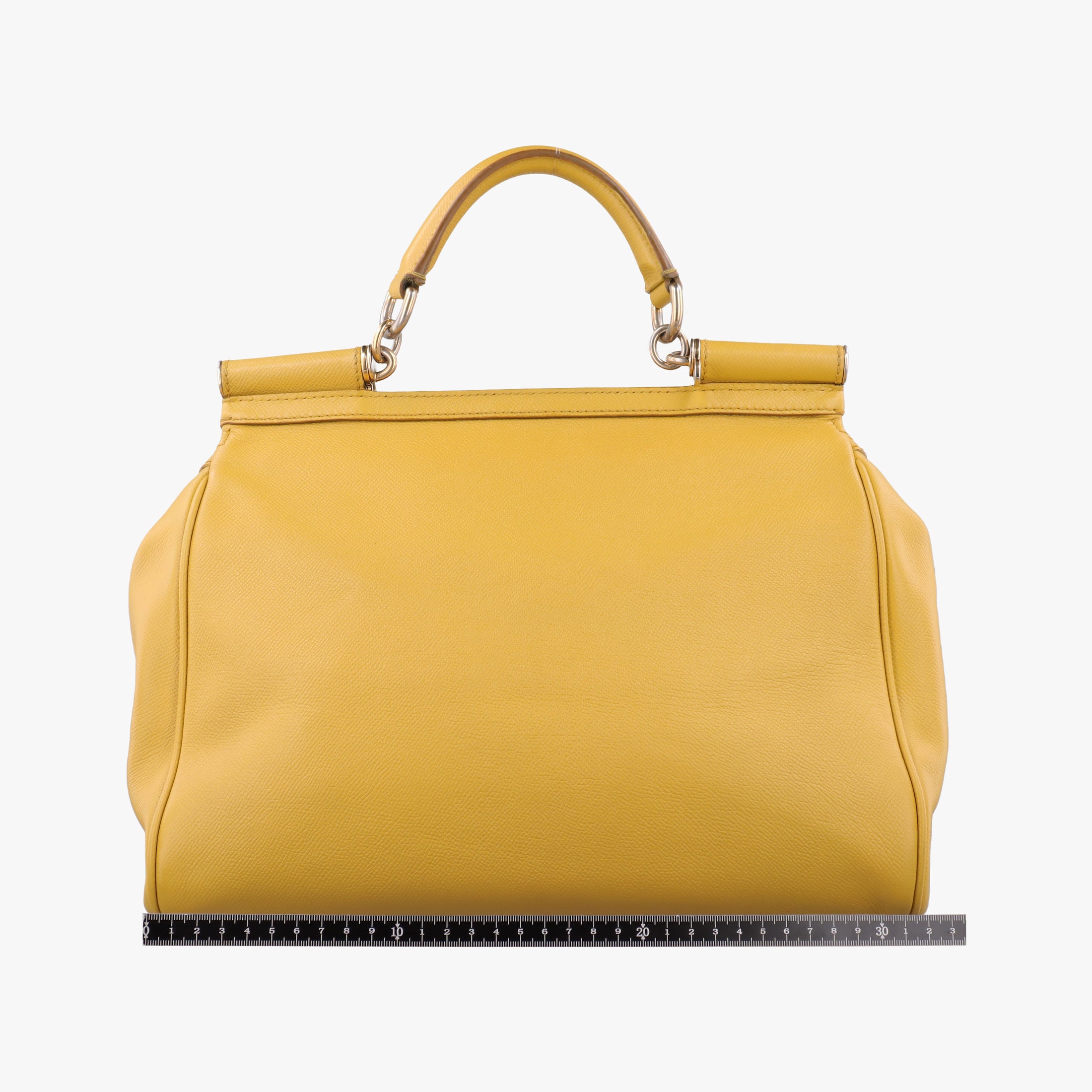 Vintage Dolce & Gabbana Sicily Yellow Leather  shoulderbag | stylenewstar