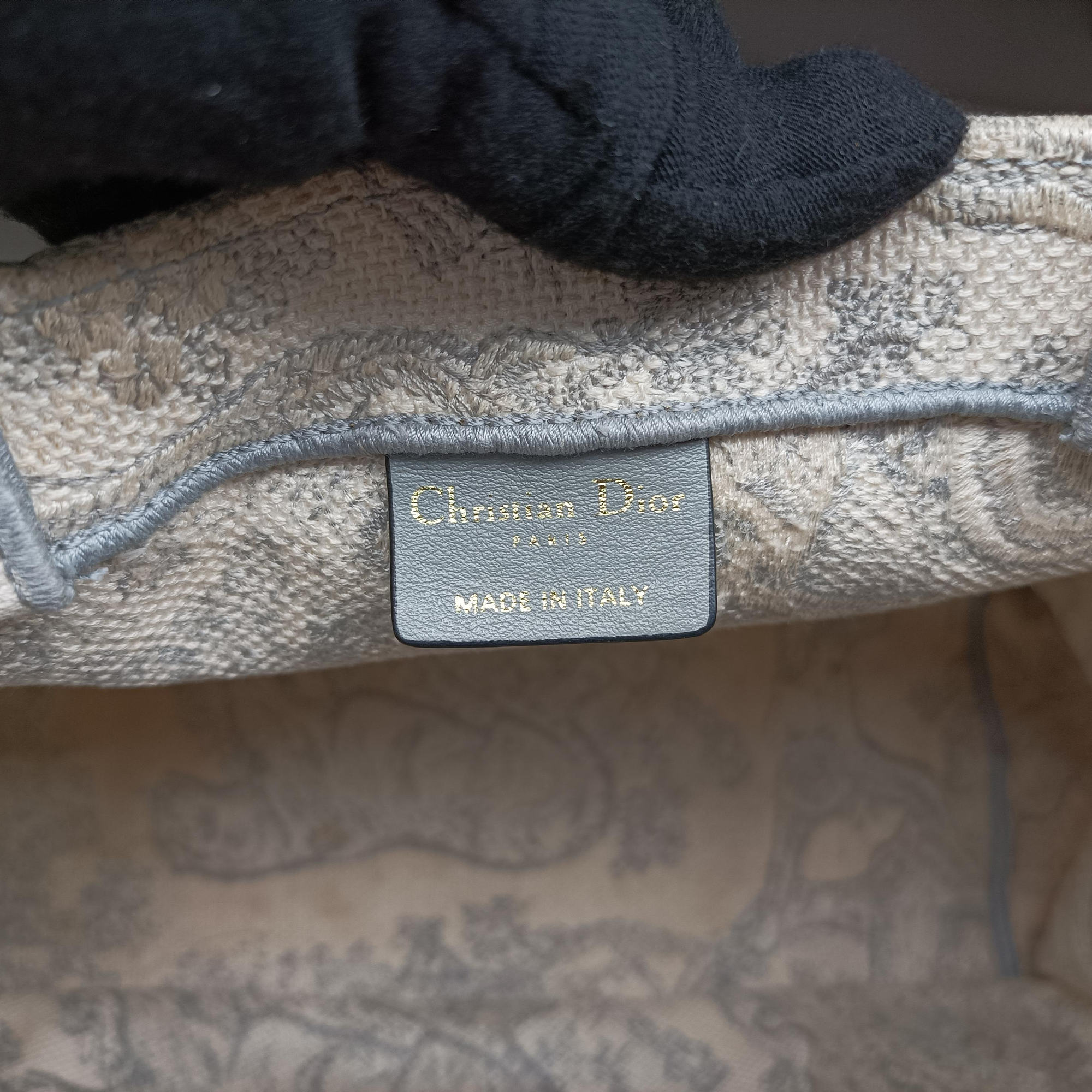 Pre-owned Christian Dior Toile de Jouy Grey canvas  handbag | stylenewstar