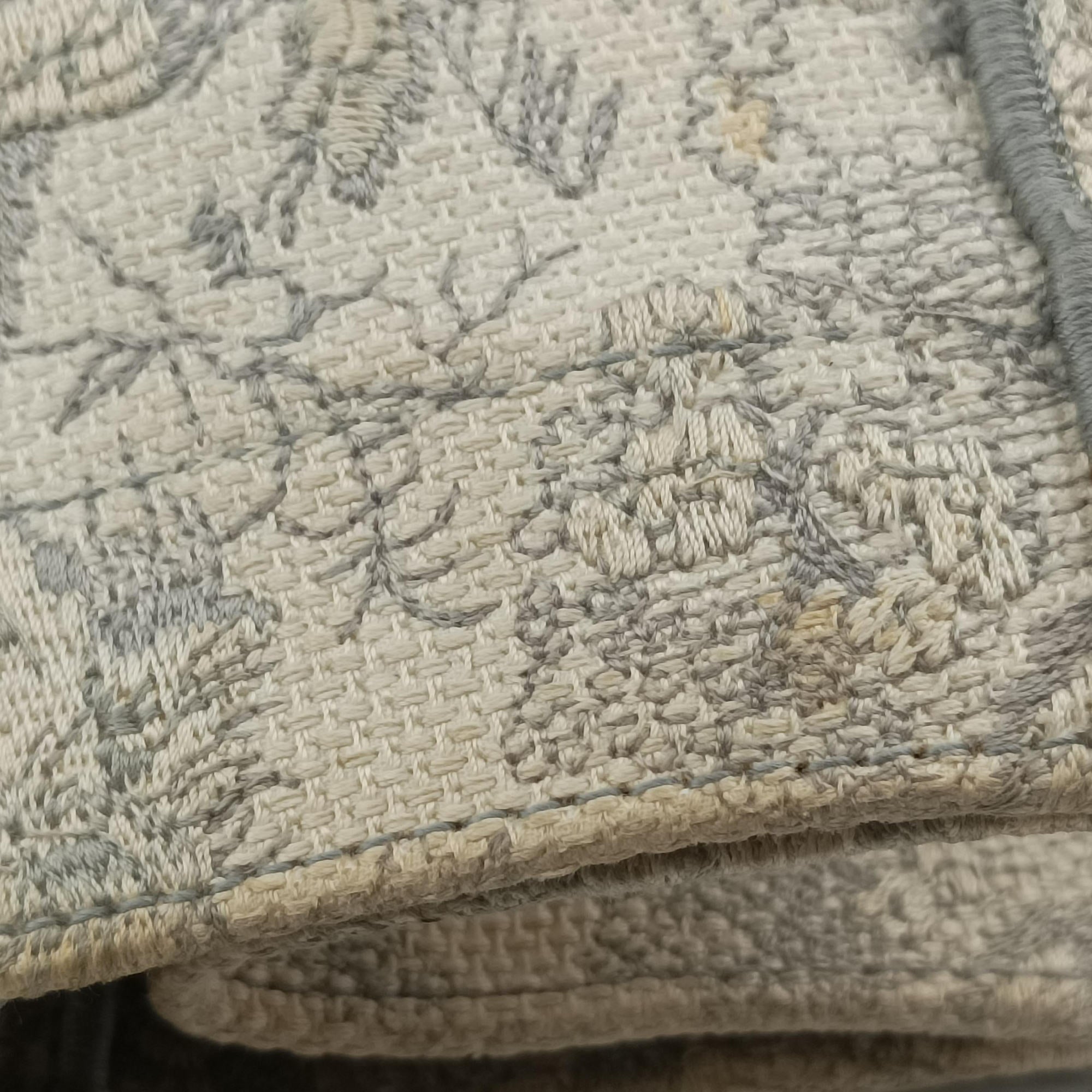 Pre-owned Christian Dior Toile de Jouy Grey canvas  handbag | stylenewstar