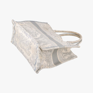 Pre-owned Christian Dior Toile de Jouy Grey canvas  handbag | stylenewstar