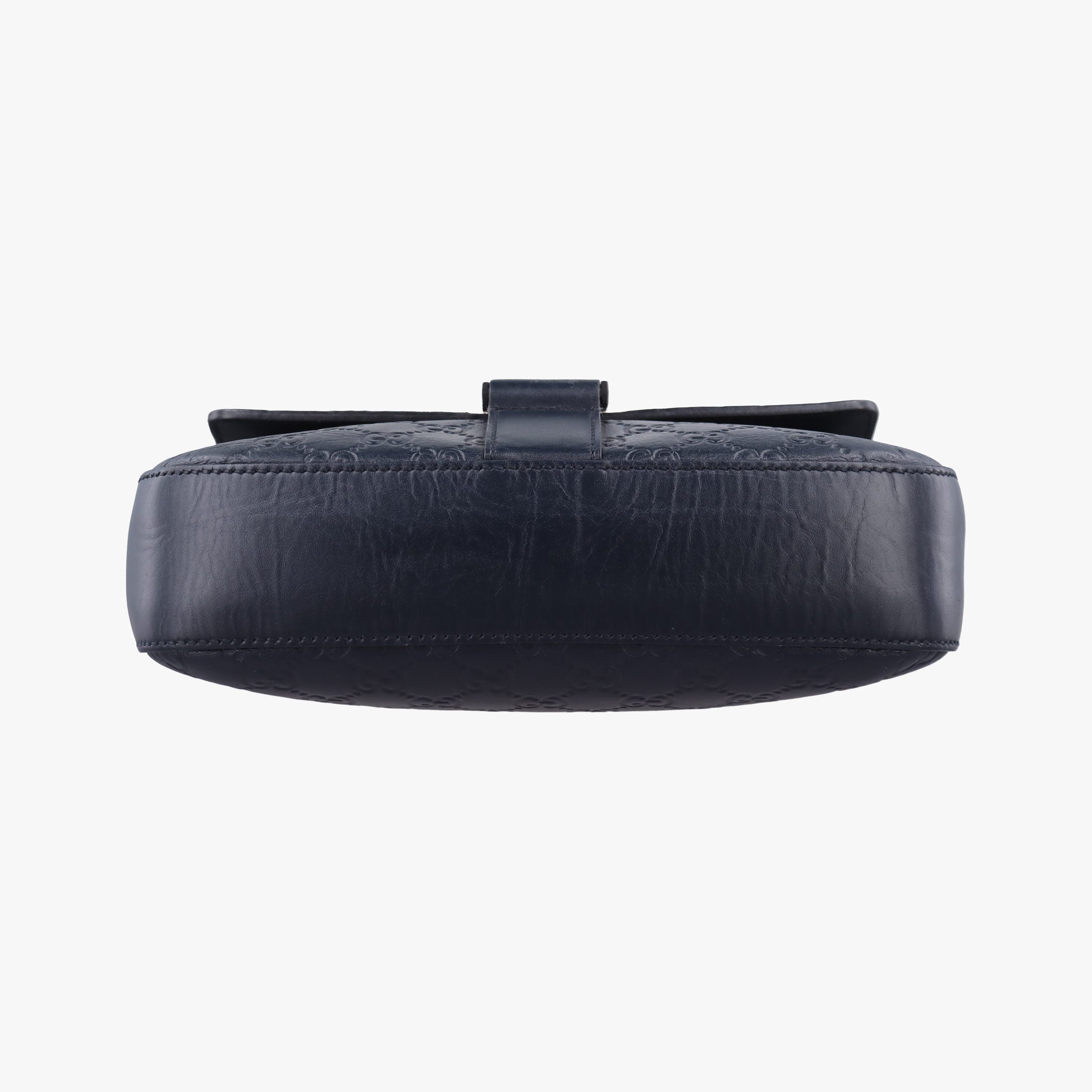 Secondhand Gucci GG Plus GG Supreme Navy Leather 406368 shoulderbag | stylenewstar