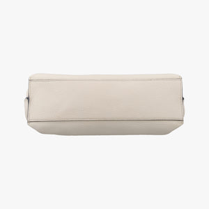 Pre-owned Gucci Bamboo Daily White Leather 370831 shoulderbag | stylenewstar