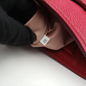 Secondhand Miu Miu Vitello Caribu Front Zip Pocket Tote Red Leather RN0908 handbag | stylenewstar