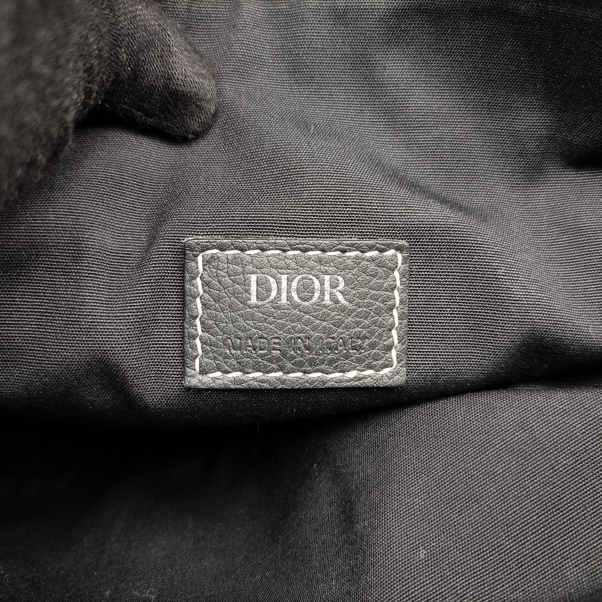 Vintage Christian Dior saddle Black leather  bum bag/waist bag | stylenewstar
