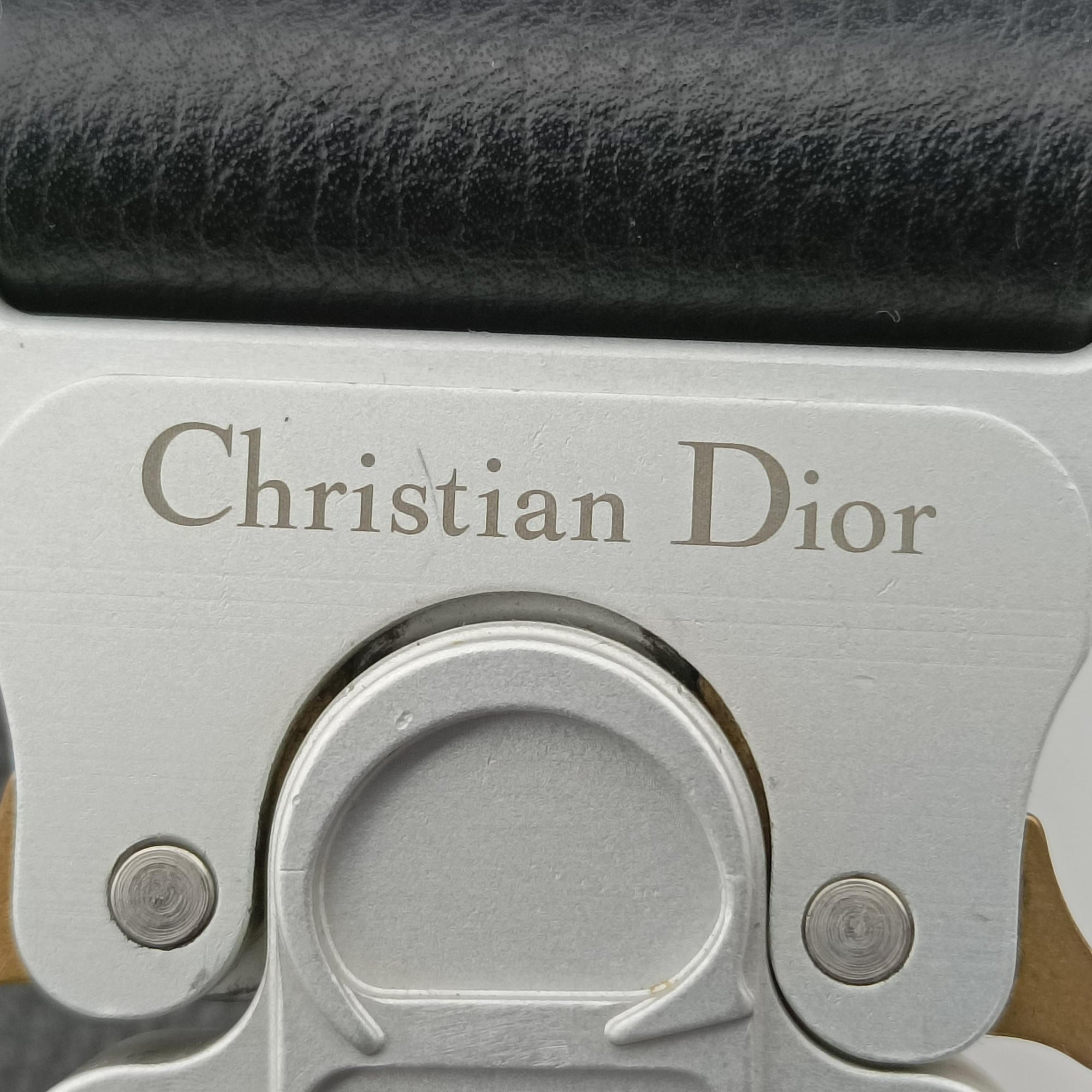 Vintage Christian Dior saddle Black leather  bum bag/waist bag | stylenewstar