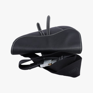 Vintage Christian Dior saddle Black leather  bum bag/waist bag | stylenewstar