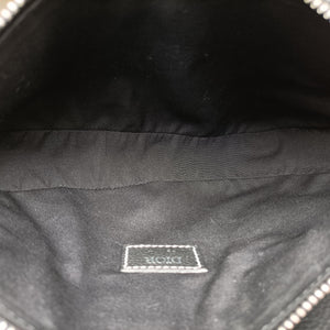 Vintage Christian Dior saddle Black leather  bum bag/waist bag | stylenewstar