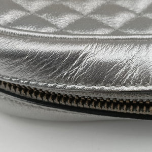 Secondhand Gucci GG Marmont Pochette Silver×Green×Red Leather 541051 shoulderbag | stylenewstar