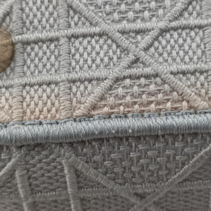 Vintage Christian Dior Lady Dior D-lite Grey Jacquard  shoulderbag | stylenewstar