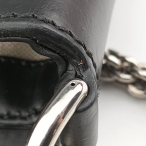 Pre-owned Gucci Ribot Horse head Black Leather 296882 shoulderbag | stylenewstar