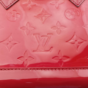 Pre-owned Louis Vuitton Alma BB pomme d'amour Vernis M90174 shoulderbag | stylenewstar