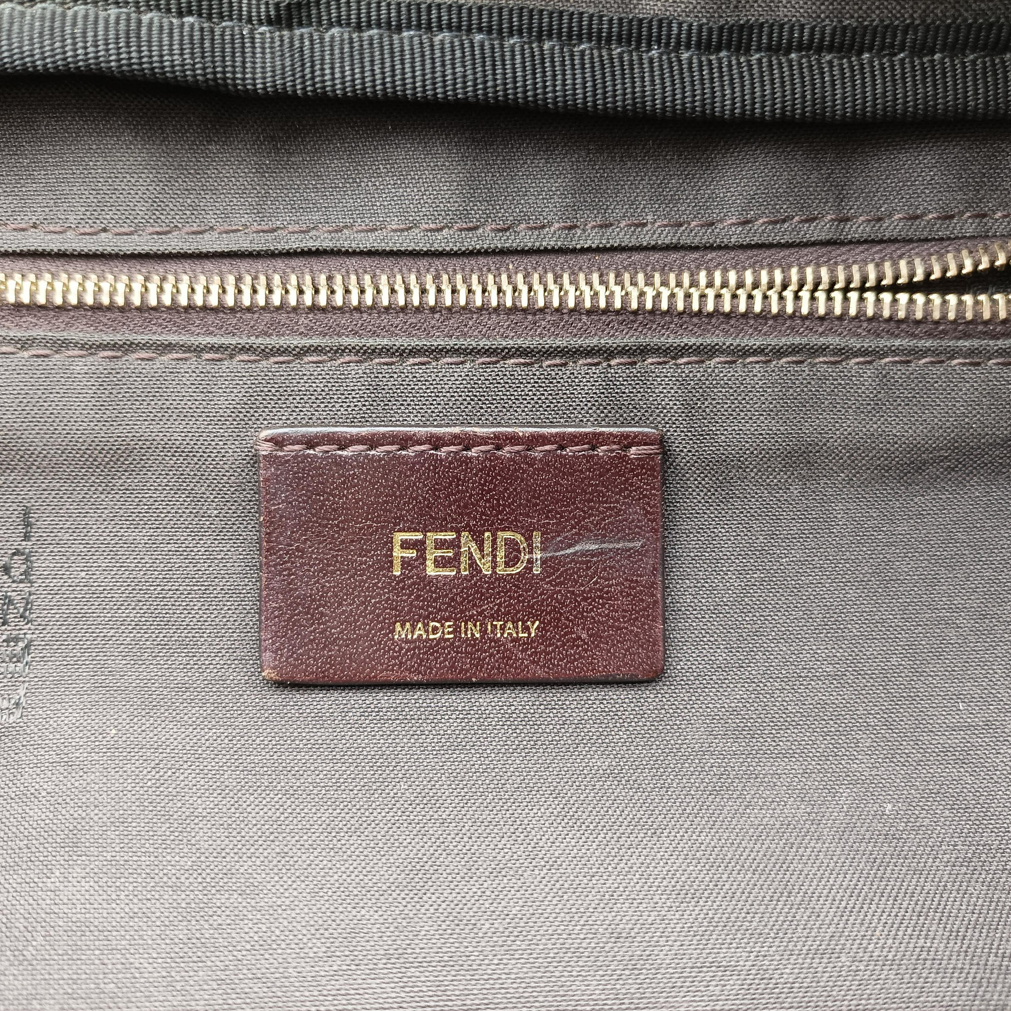 Secondhand Fendi Fila Collaboration Zucca Pattern Logomania Multicolour PVC coated canvas 7VA434 bum bag/waist bag | stylenewstar