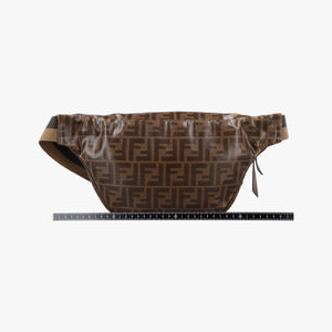 Secondhand Fendi Fila Collaboration Zucca Pattern Logomania Multicolour PVC coated canvas 7VA434 bum bag/waist bag | stylenewstar