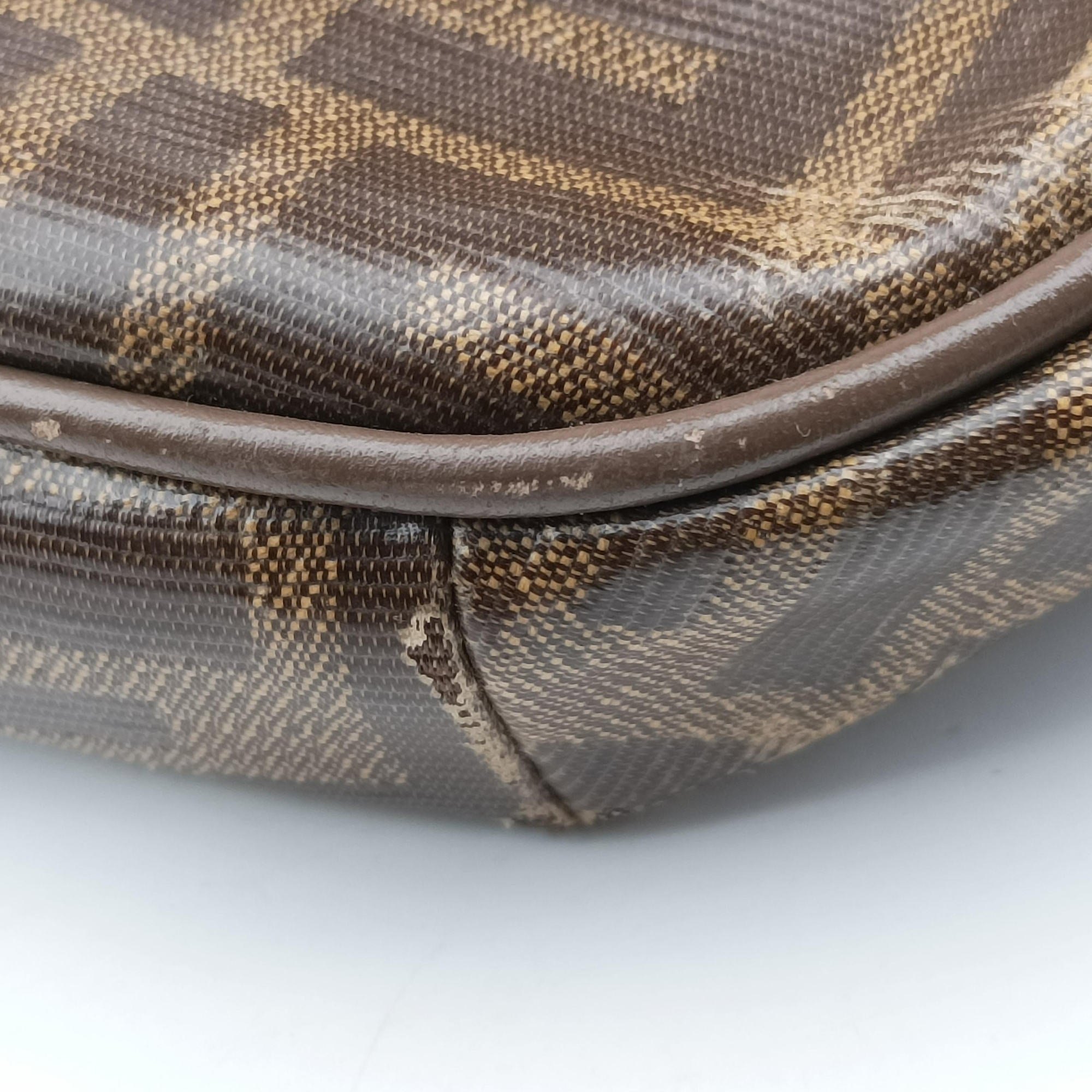 Secondhand Fendi Fila Collaboration Zucca Pattern Logomania Multicolour PVC coated canvas 7VA434 bum bag/waist bag | stylenewstar