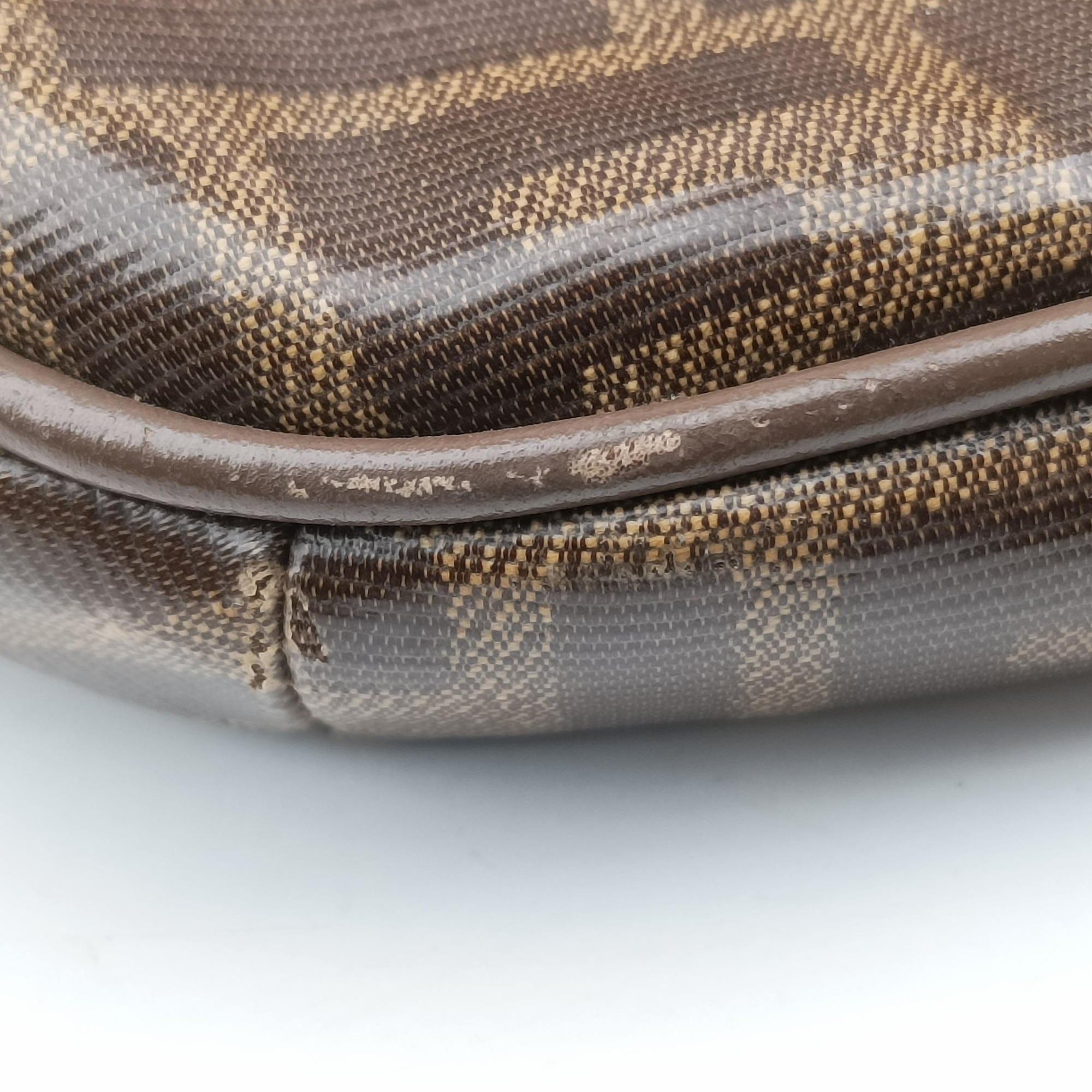 Secondhand Fendi Fila Collaboration Zucca Pattern Logomania Multicolour PVC coated canvas 7VA434 bum bag/waist bag | stylenewstar