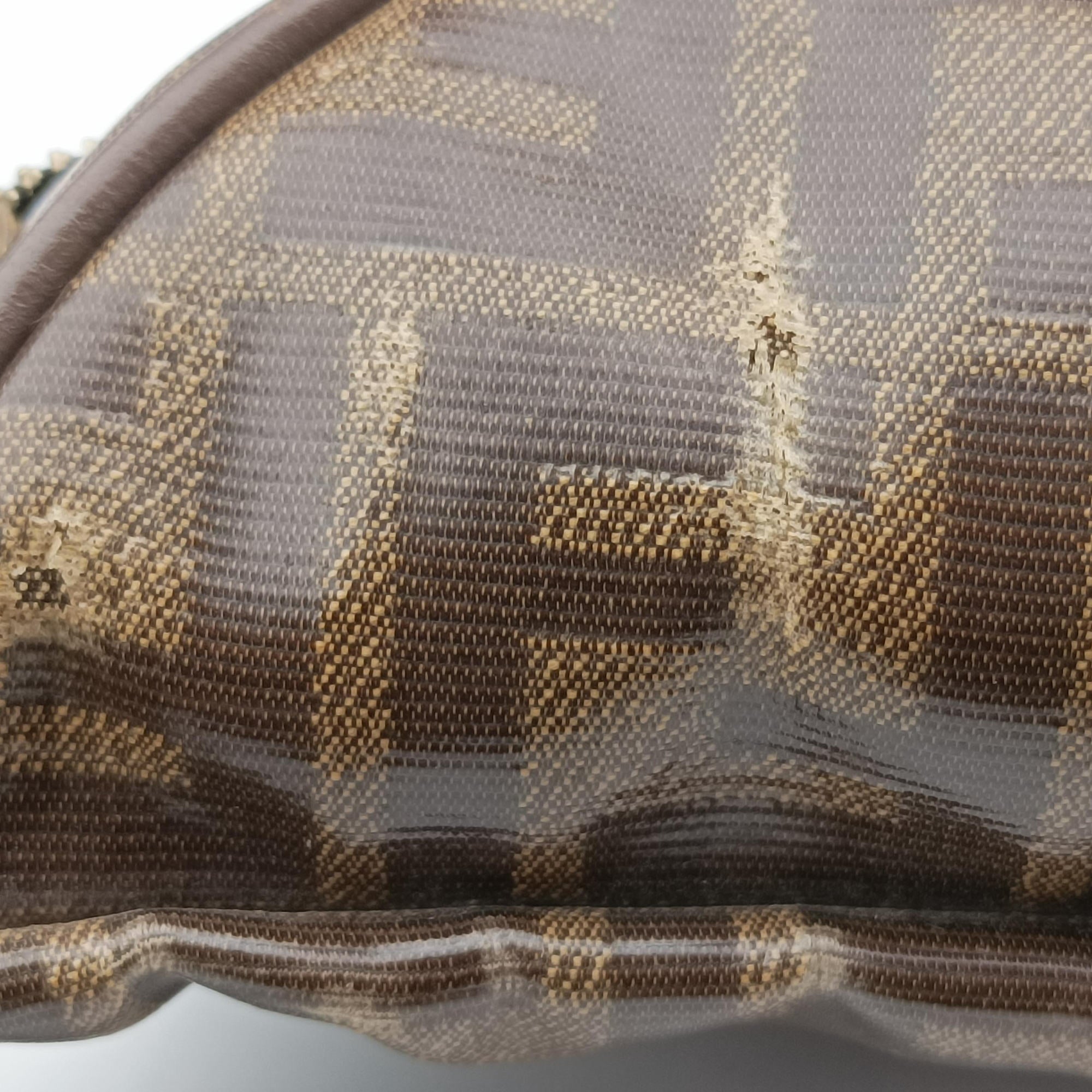 Secondhand Fendi Fila Collaboration Zucca Pattern Logomania Multicolour PVC coated canvas 7VA434 bum bag/waist bag | stylenewstar
