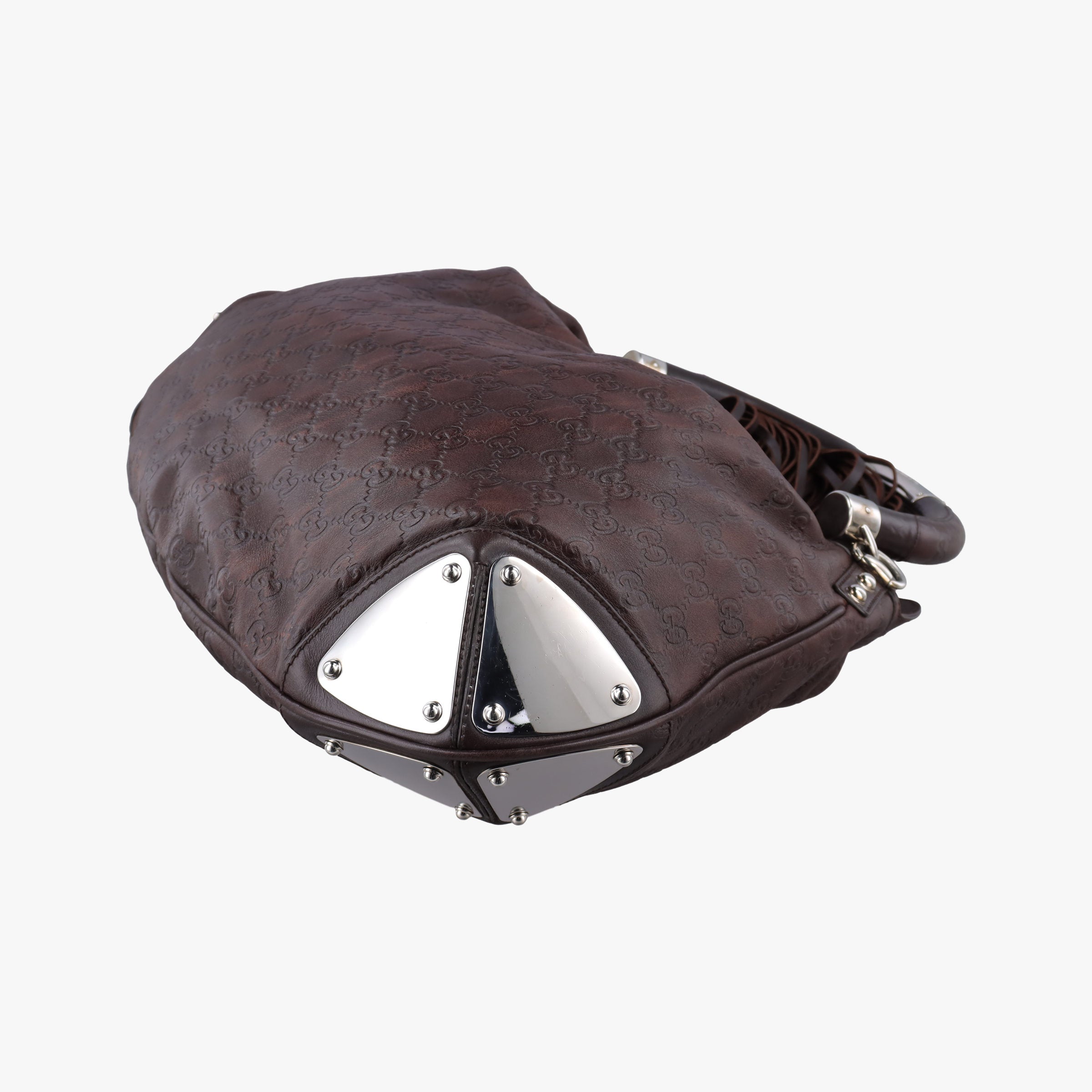 Vintage Gucci Bamboo Babouska Indy Hobo Brown leather 177088 handbag | stylenewstar