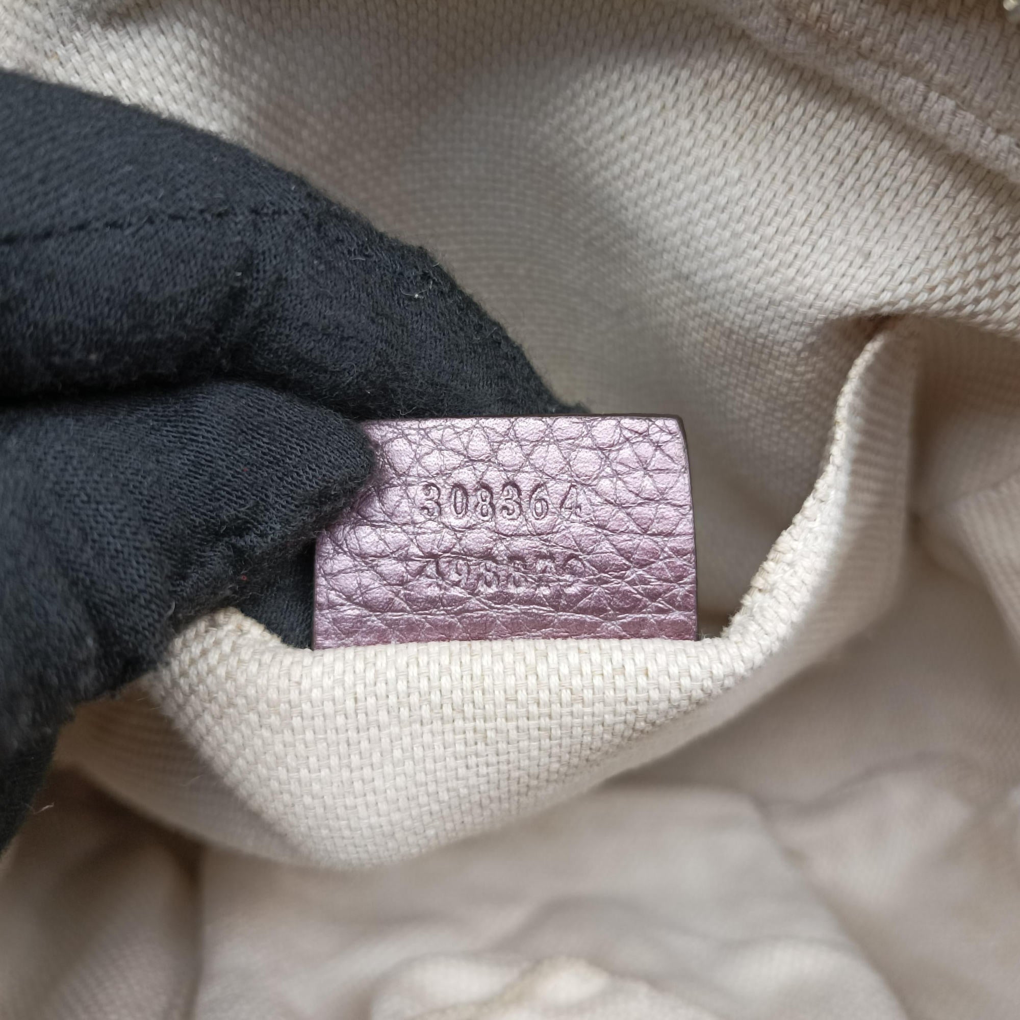 Secondhand Gucci Soho Purple Leather 308364 shoulderbag | stylenewstar