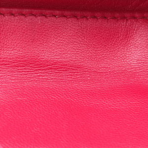 Pre-owned Christian Dior Lady Dior Red lambskin  shoulderbag | stylenewstar