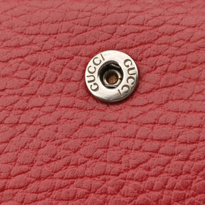 Pre-owned Gucci Dionysus Red Leather 476432 shoulderbag | stylenewstar