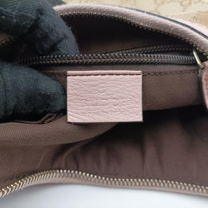 Pre-owned Gucci Sherry Line Beige canvas 181092 shoulderbag | stylenewstar