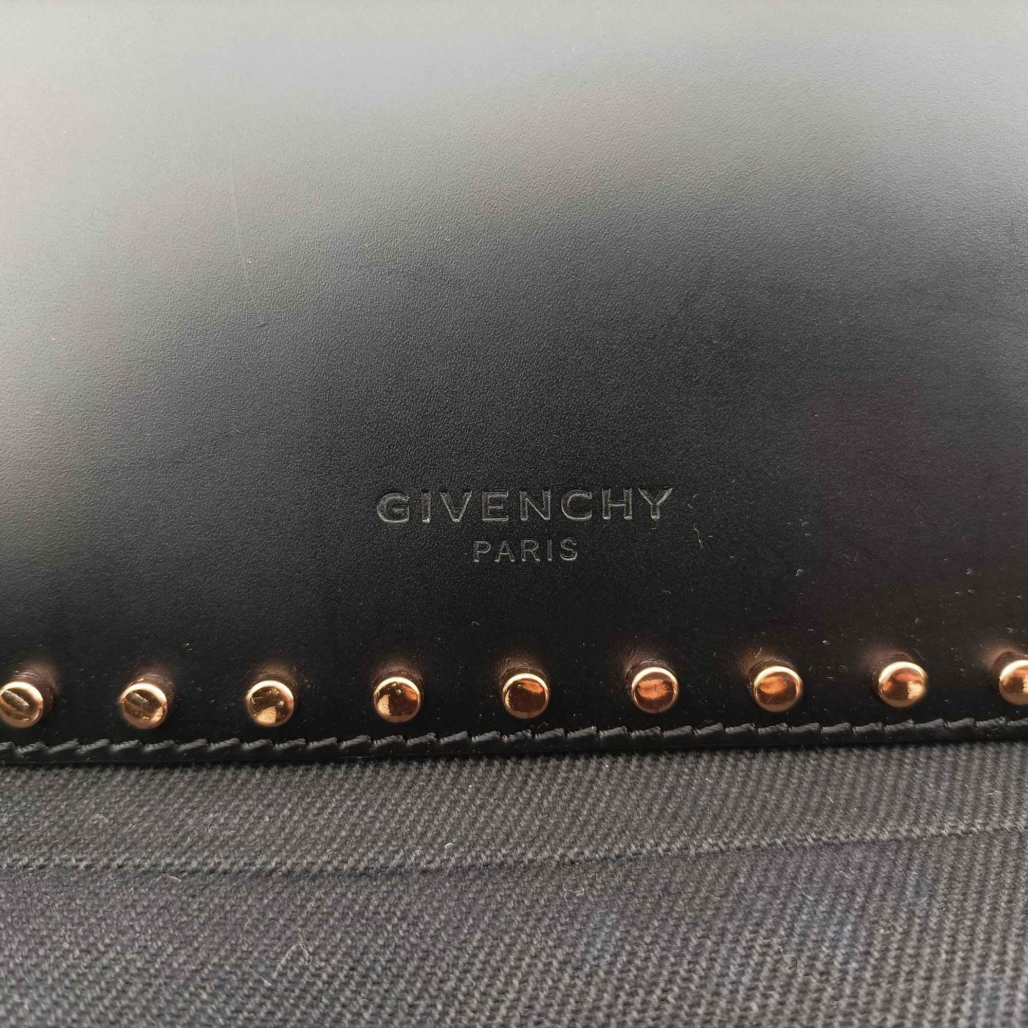 Vintage Givenchy Rider Black Canvas × Calfskin Leather   backpack/rucksack | stylenewstar